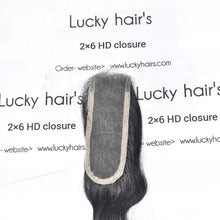 22" inch 1 Piece 2*6 Swiss HD lace Closure