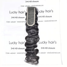 22" inch 1 Piece 2*6 Swiss HD lace Closure